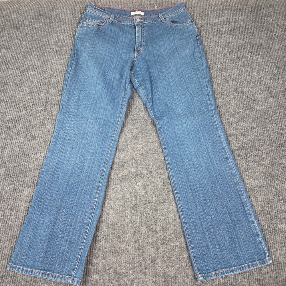 Levis‎ 550 Relaxed Boot Cut Jeans Womens 16 Medium Wash Blue Denim 550-0504